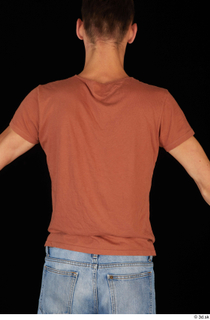 Alessandro Katz brown t shirt casual dressed upper body 0005.jpg